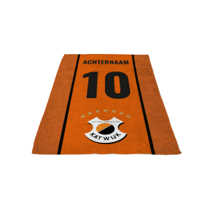 Fleece deken VV Katwijk thuis